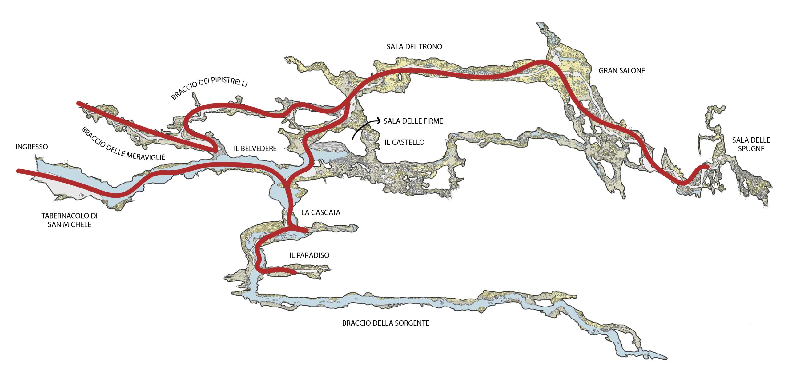 Mappa Grotte_Grotte Premium